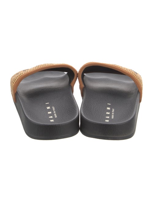 Marni Raffia Slides