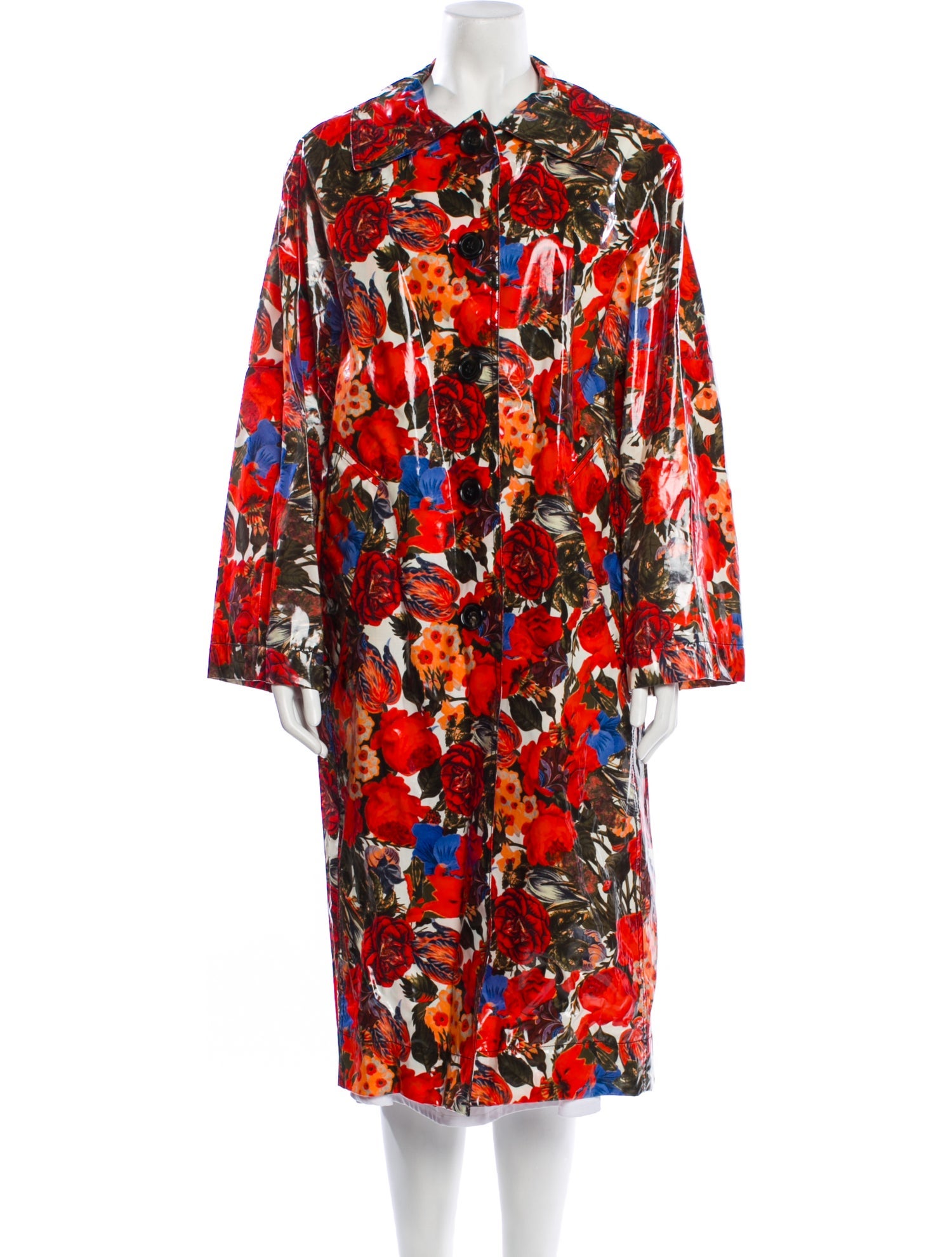 Marni Floral Print Trench Coat w/ Tags