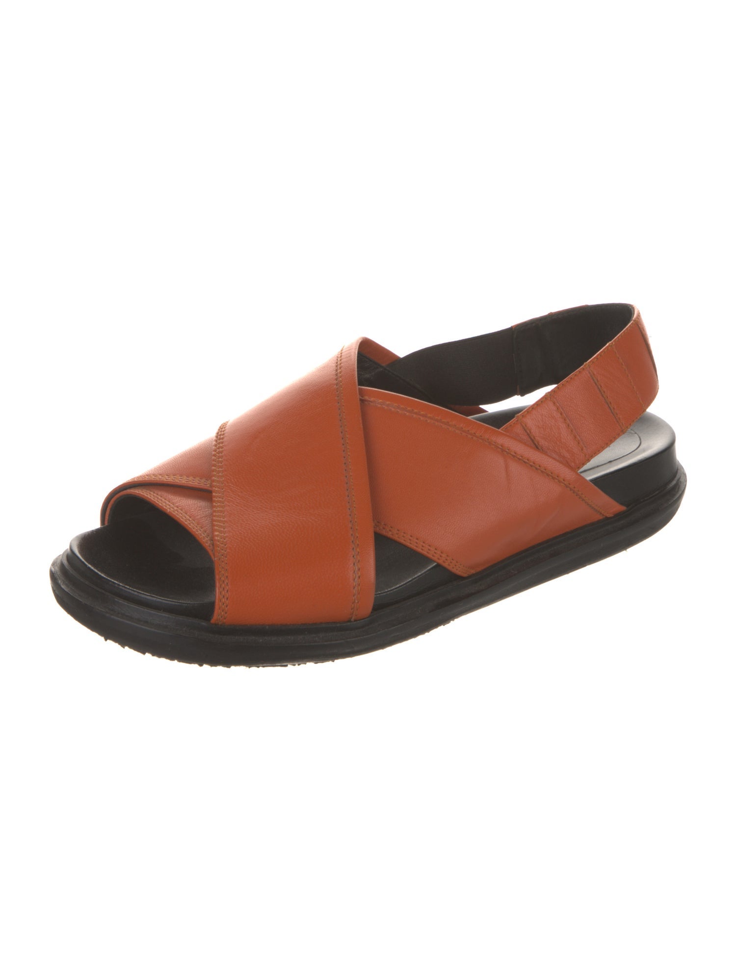 Marni Leather Slingback Sandals