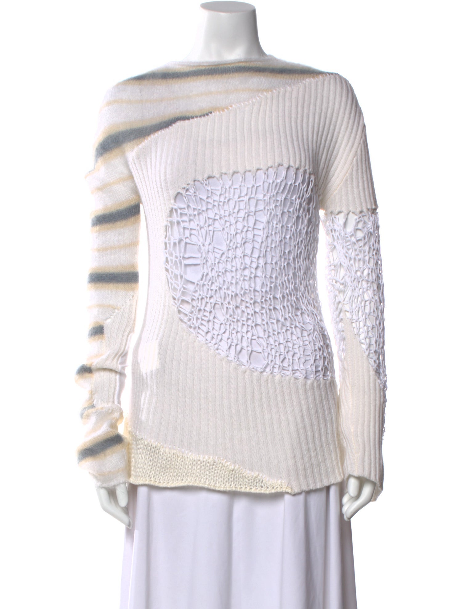 Marni Mohair Striped Sweater