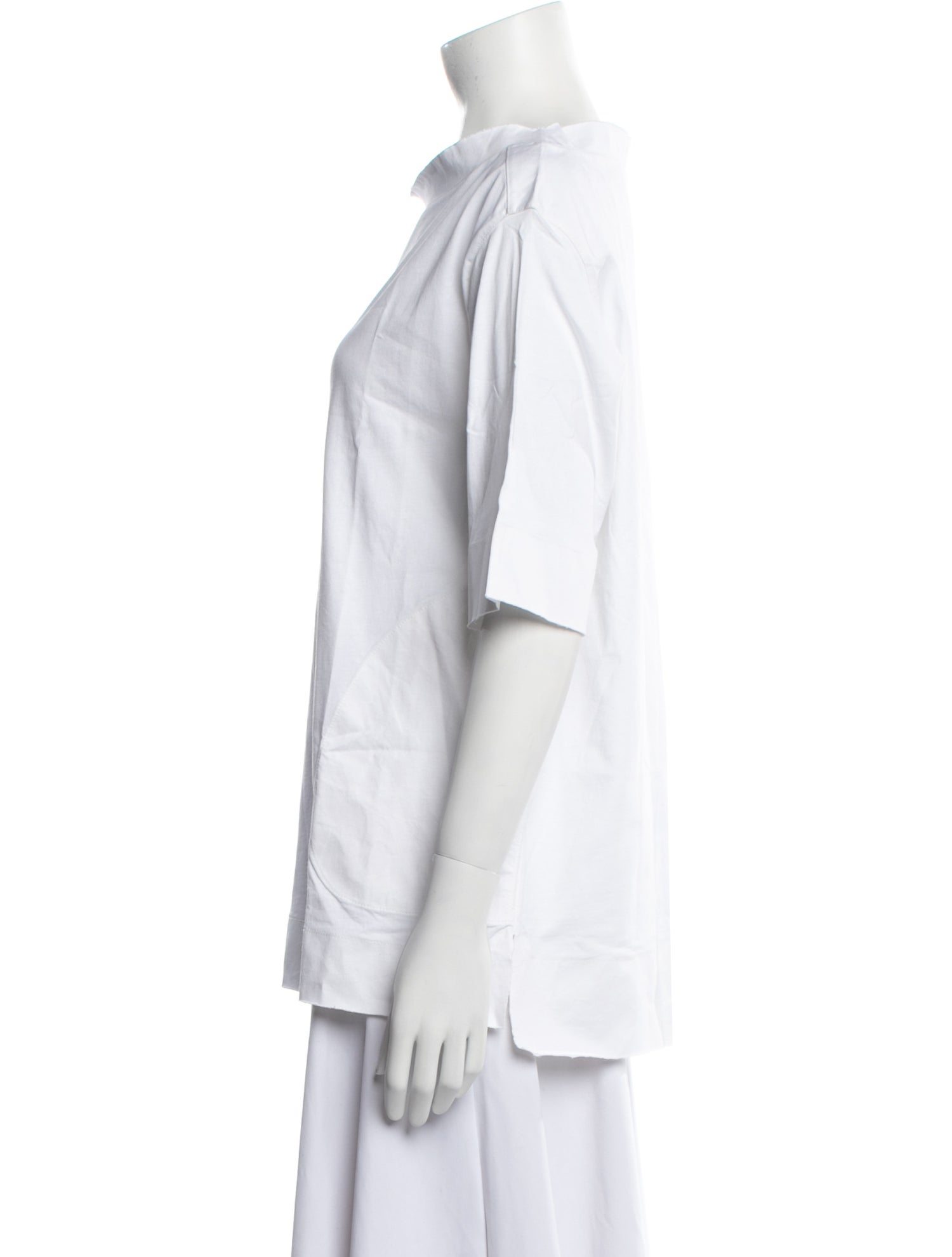 Marni Bateau Neckline Three-Quarter Sleeve T-Shirt