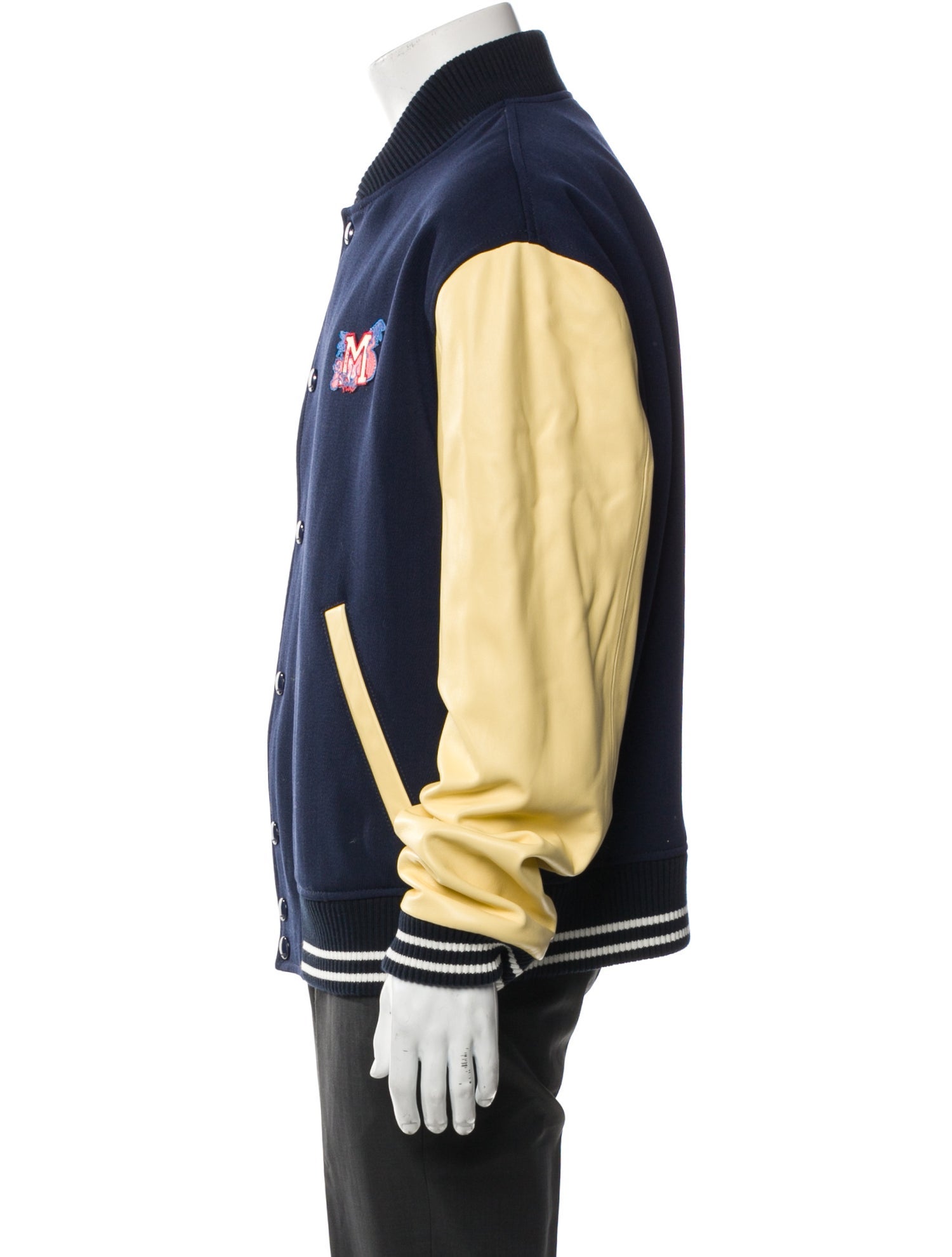 Marni Colorblock Pattern Varsity Jacket w/ Tags