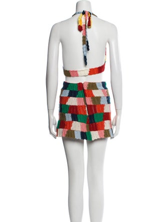 Marni Lace Pattern Skirt Set