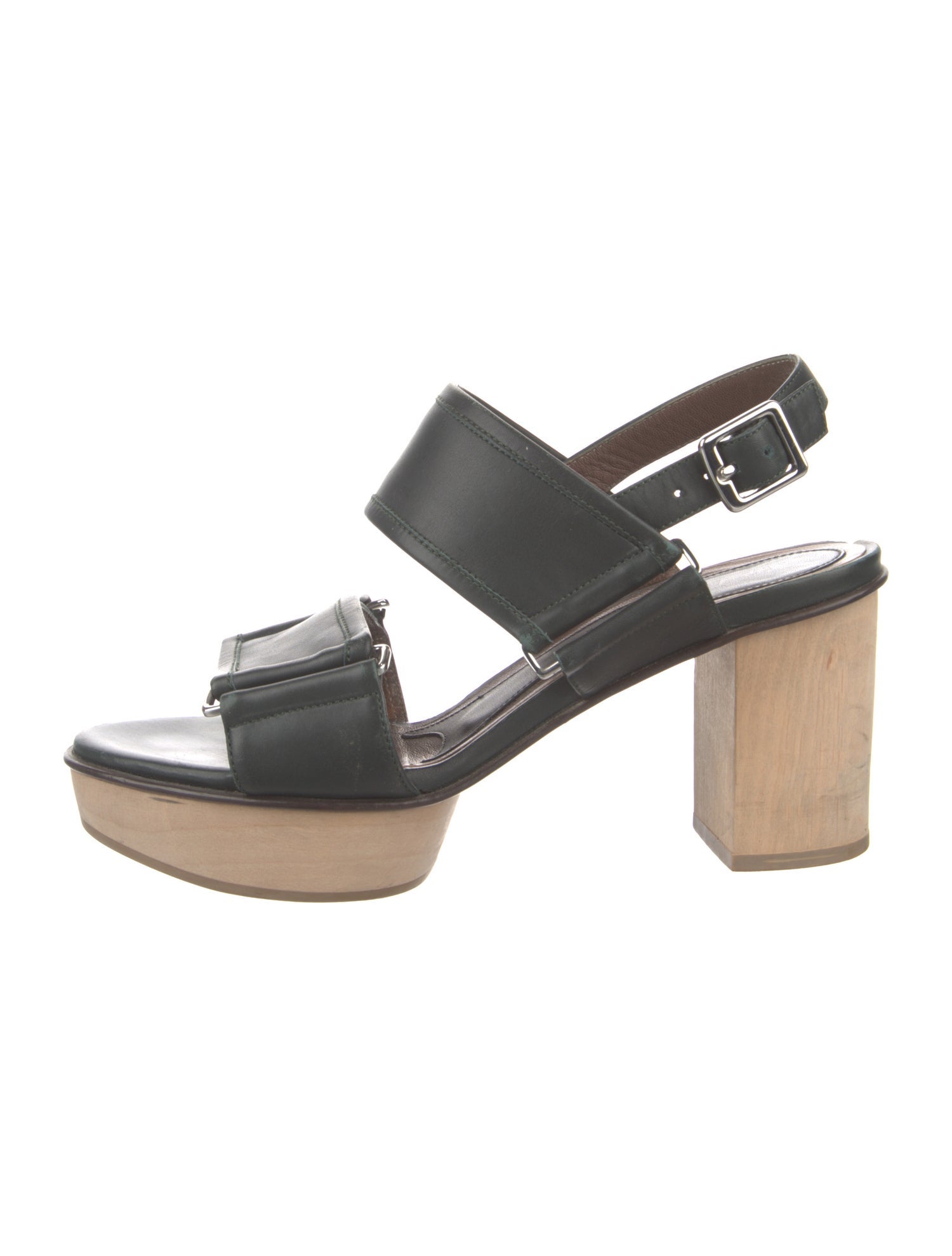 Marni Leather Slingback Sandals