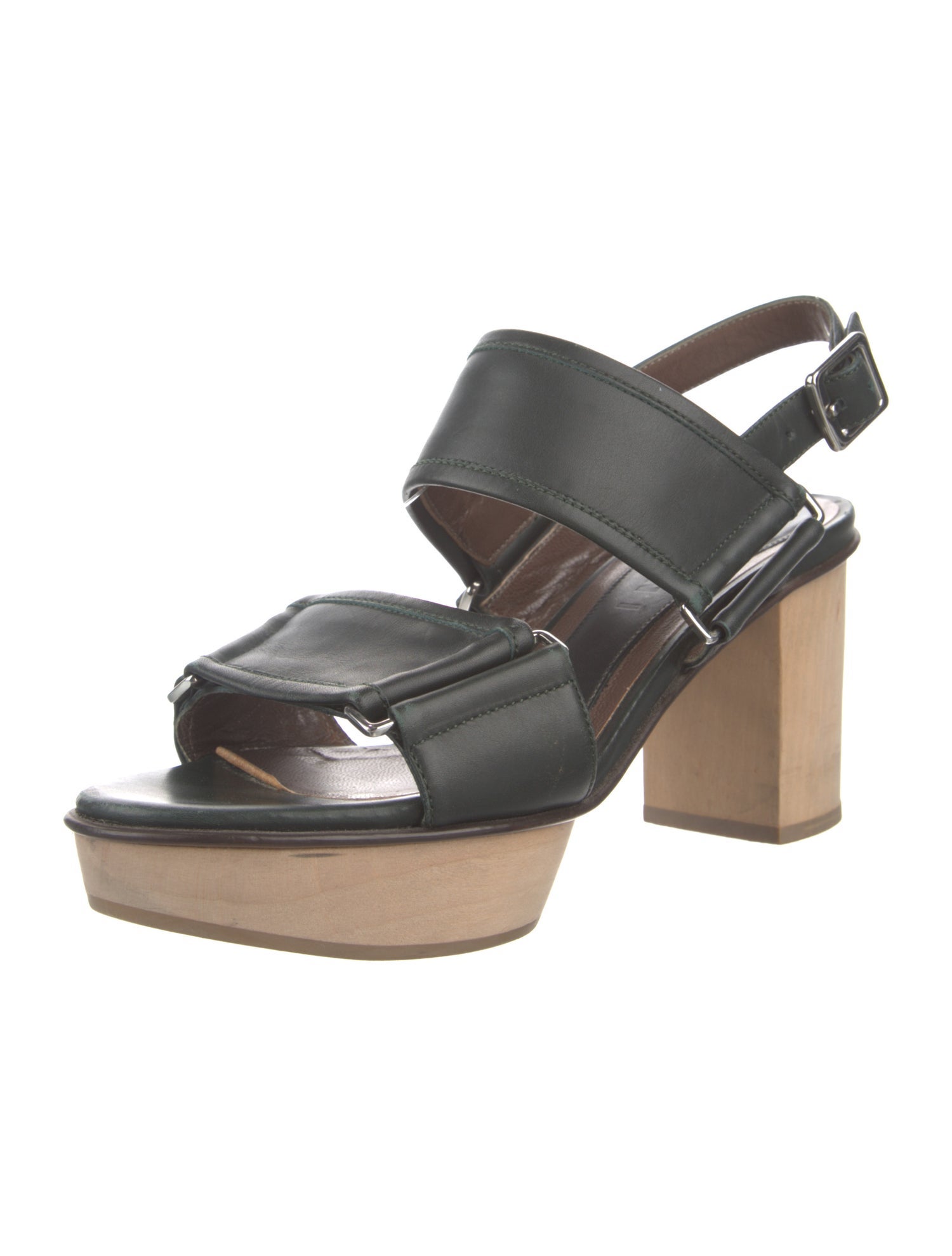Marni Leather Slingback Sandals