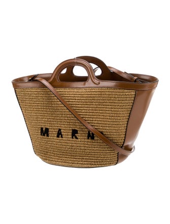 Marni Raffia Shoulder Bag