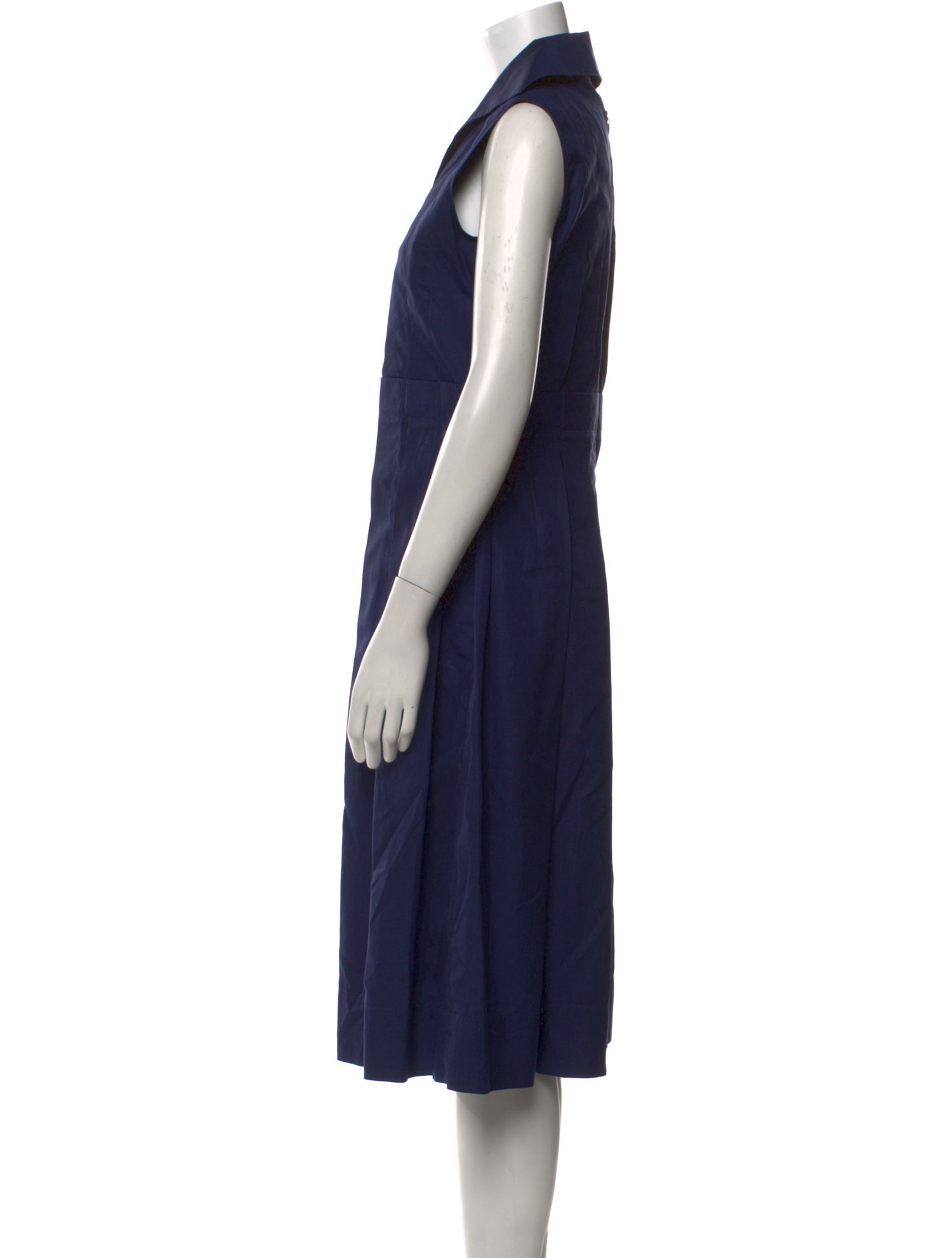 Marni V-Neck Midi Length Dress