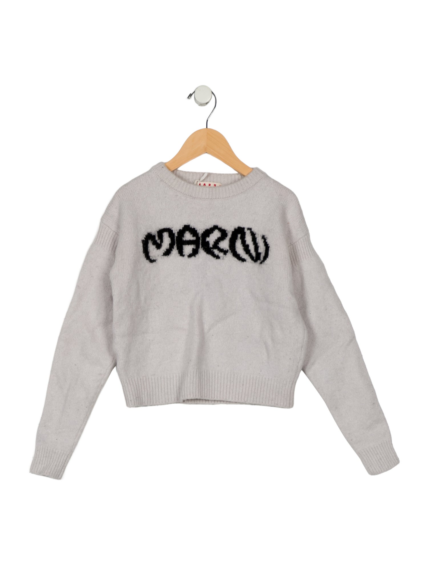 Marni Boys Long Sleeve Wool Sweater