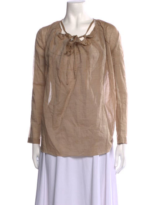 Marni Tie Neck Long Sleeve Blouse