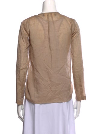 Marni Tie Neck Long Sleeve Blouse