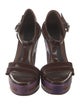 Marni Patent Leather T-Strap Sandals