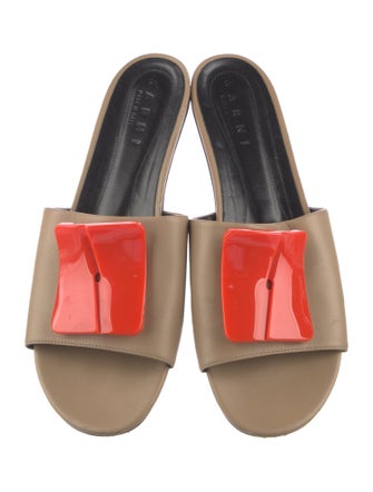 Marni Leather Slides