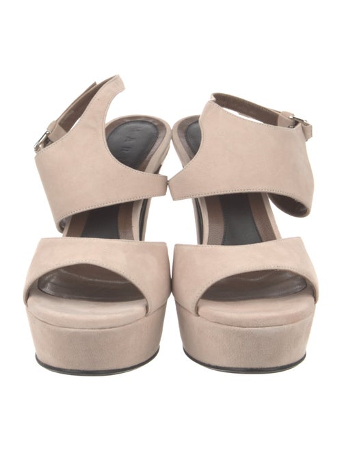 Marni Suede Slingback Sandals