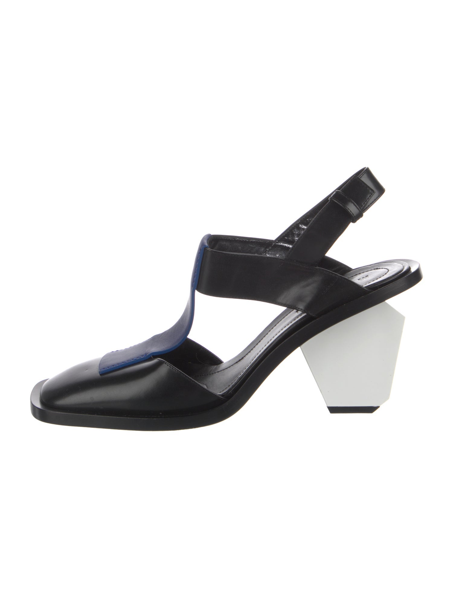 ☆韓国の人気☆【BALENCIAGA】☆SQUARE TOE MULES☆関税込☆ Balenciaga Black Leather Square Toe Mules Size 36.5