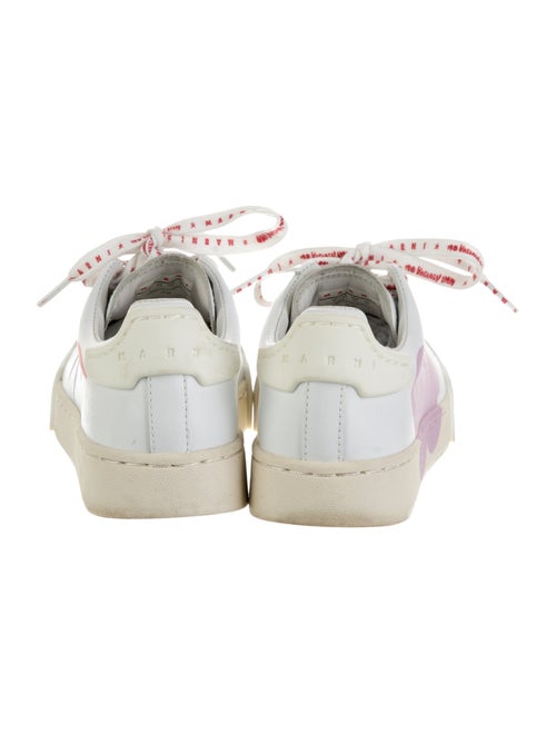 Marni Leather Colorblock Pattern Sneakers