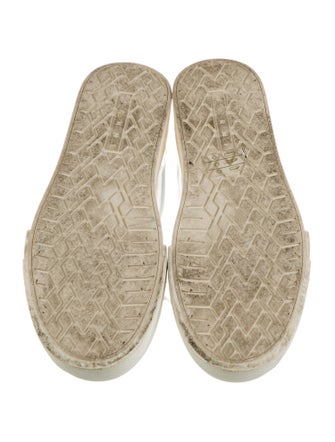 Marni Leather Colorblock Pattern Sneakers