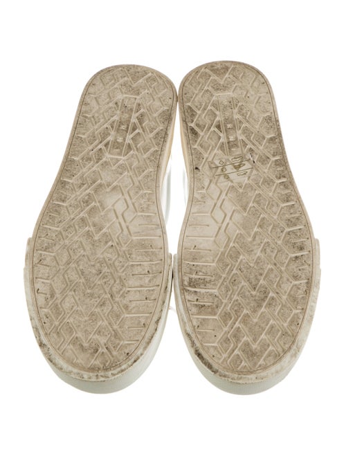 Marni Leather Colorblock Pattern Sneakers