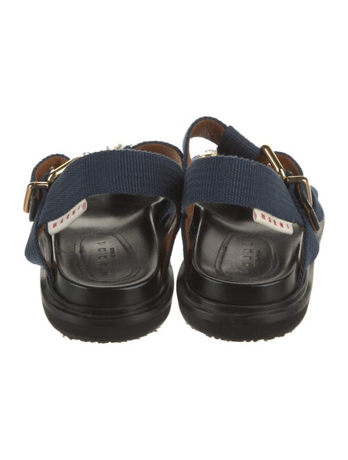 Marni Crystal Embellishments Slingback Sandals