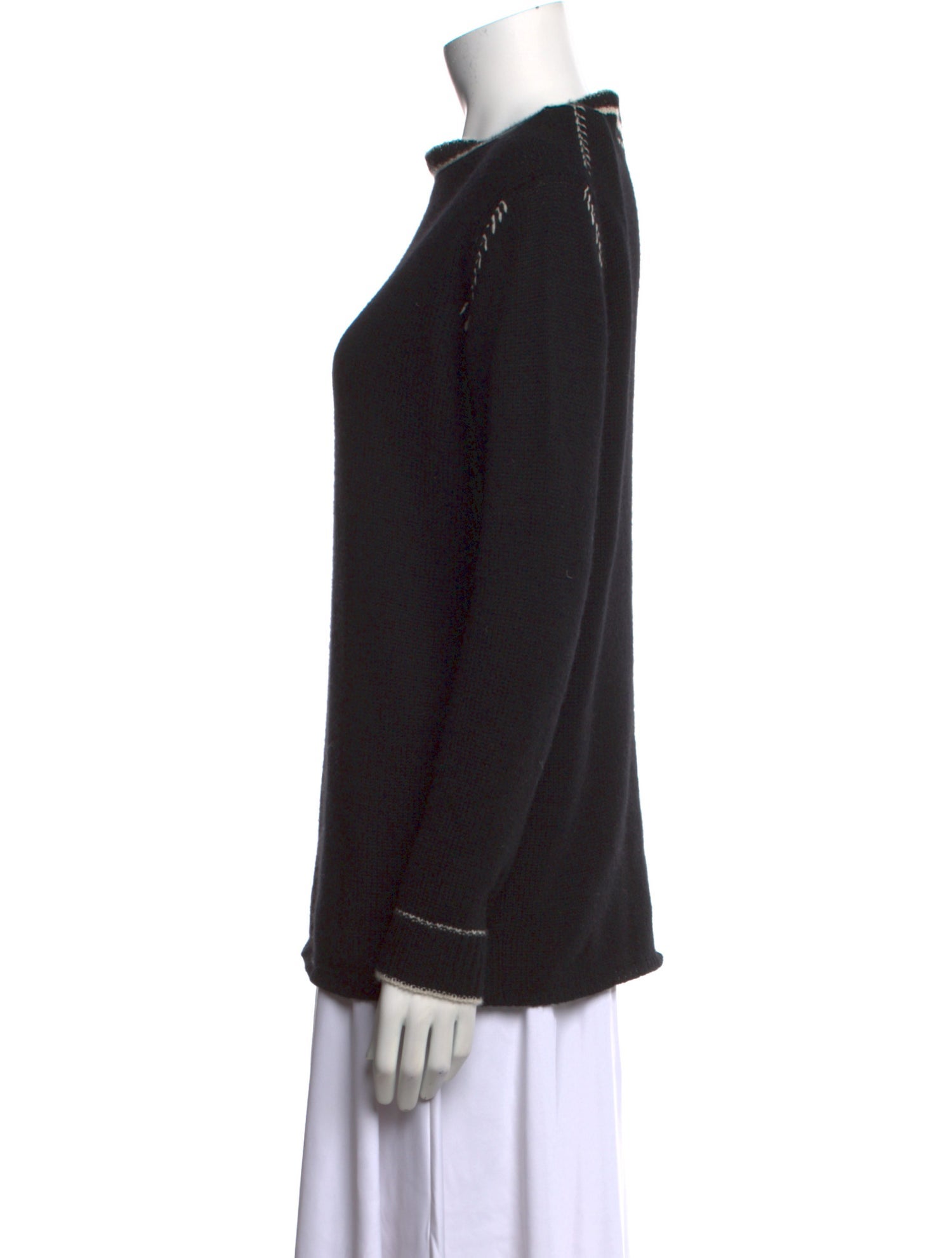 Marni Cashmere Mock Neck Sweater