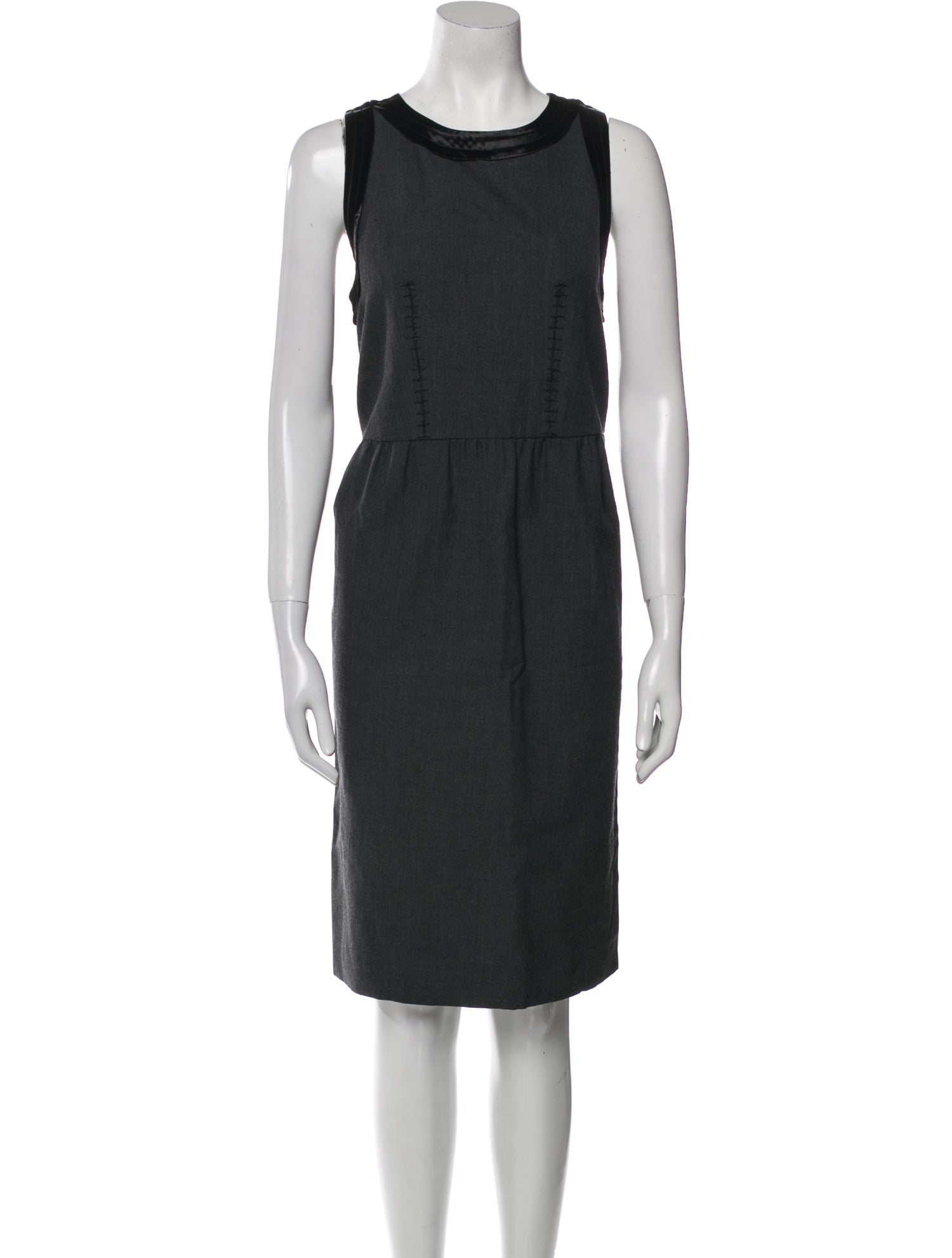 Marni Virgin Wool Knee-Length Dress