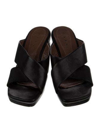Marni Leather Slides