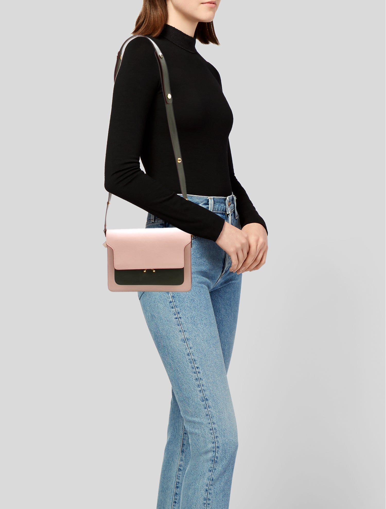 Marni Leather Messenger Bag