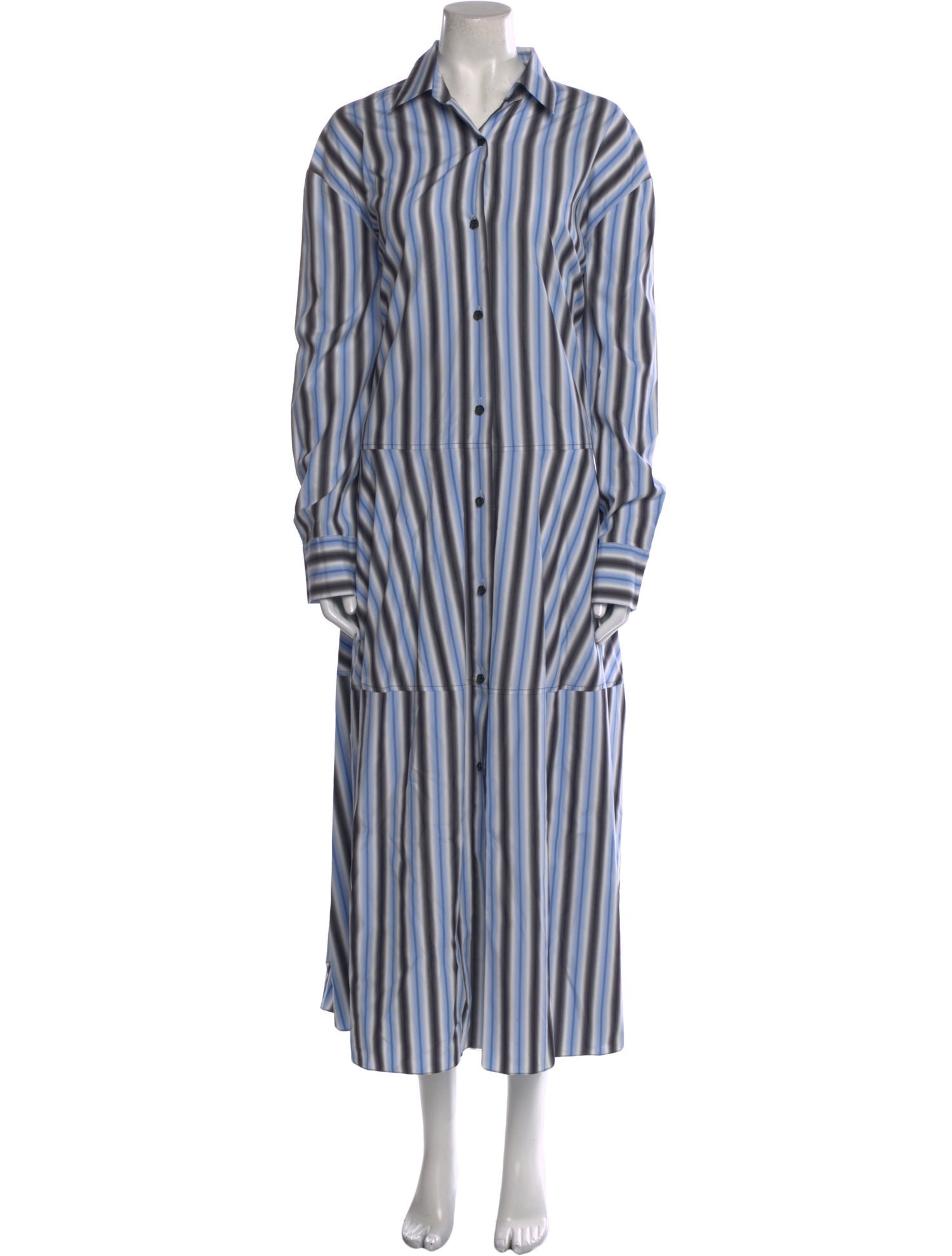 Marni Striped Long Dress