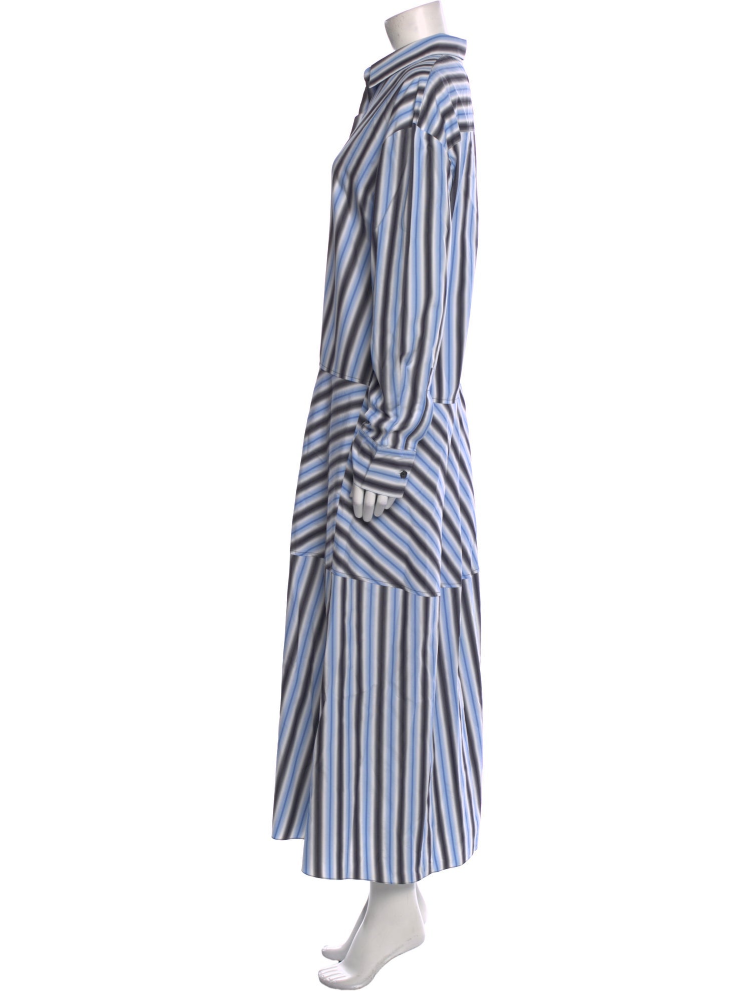 Marni Striped Long Dress