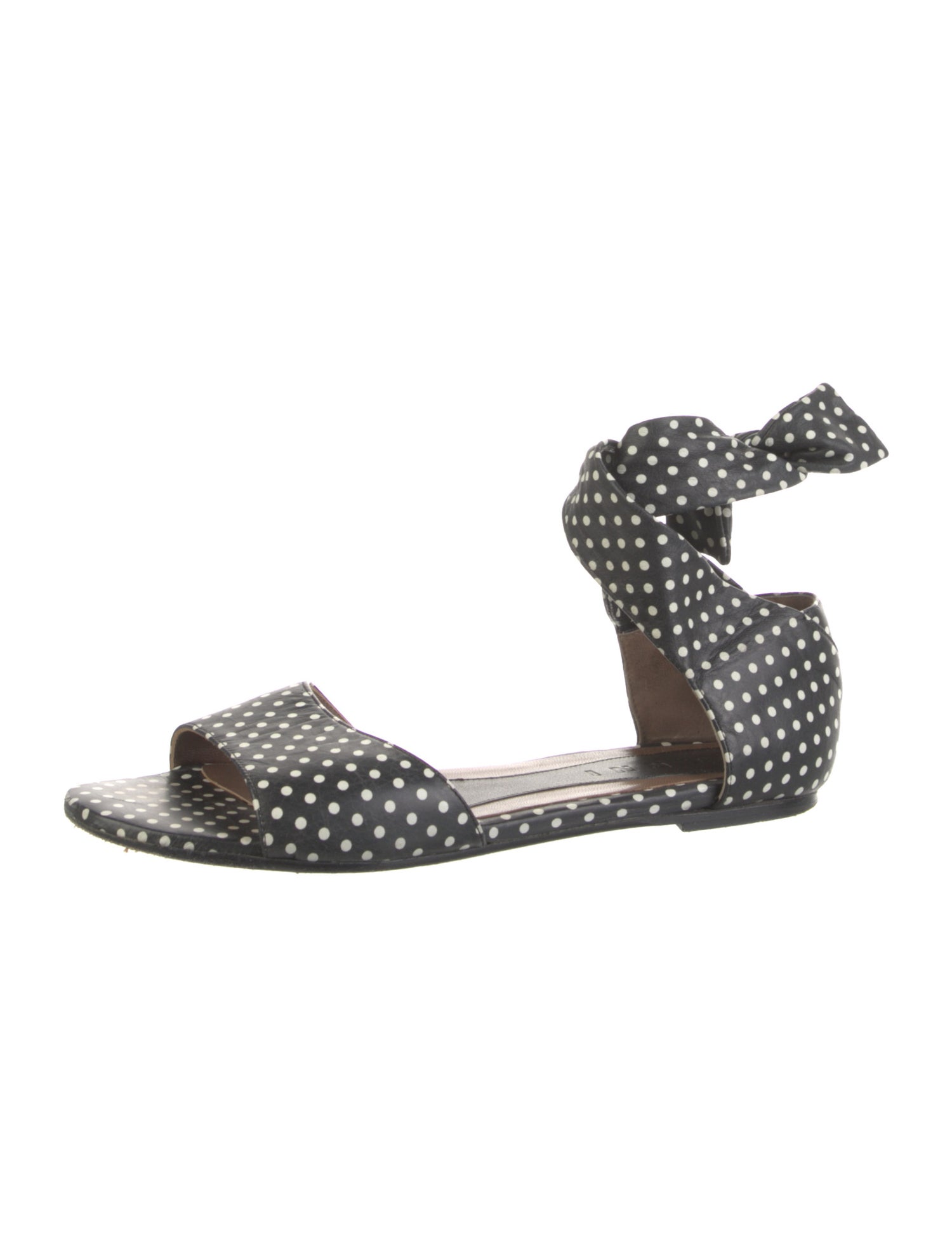 Marni Leather Printed Sandals