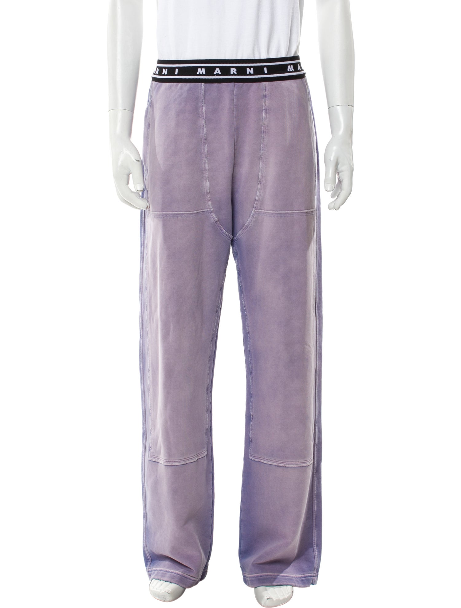 Marni Graphic Print Distressed Accents Lounge Bottoms w/ Tags