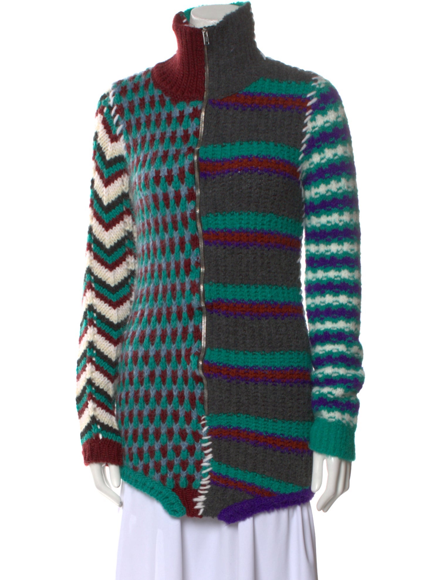 Marni Striped Turtleneck Sweater