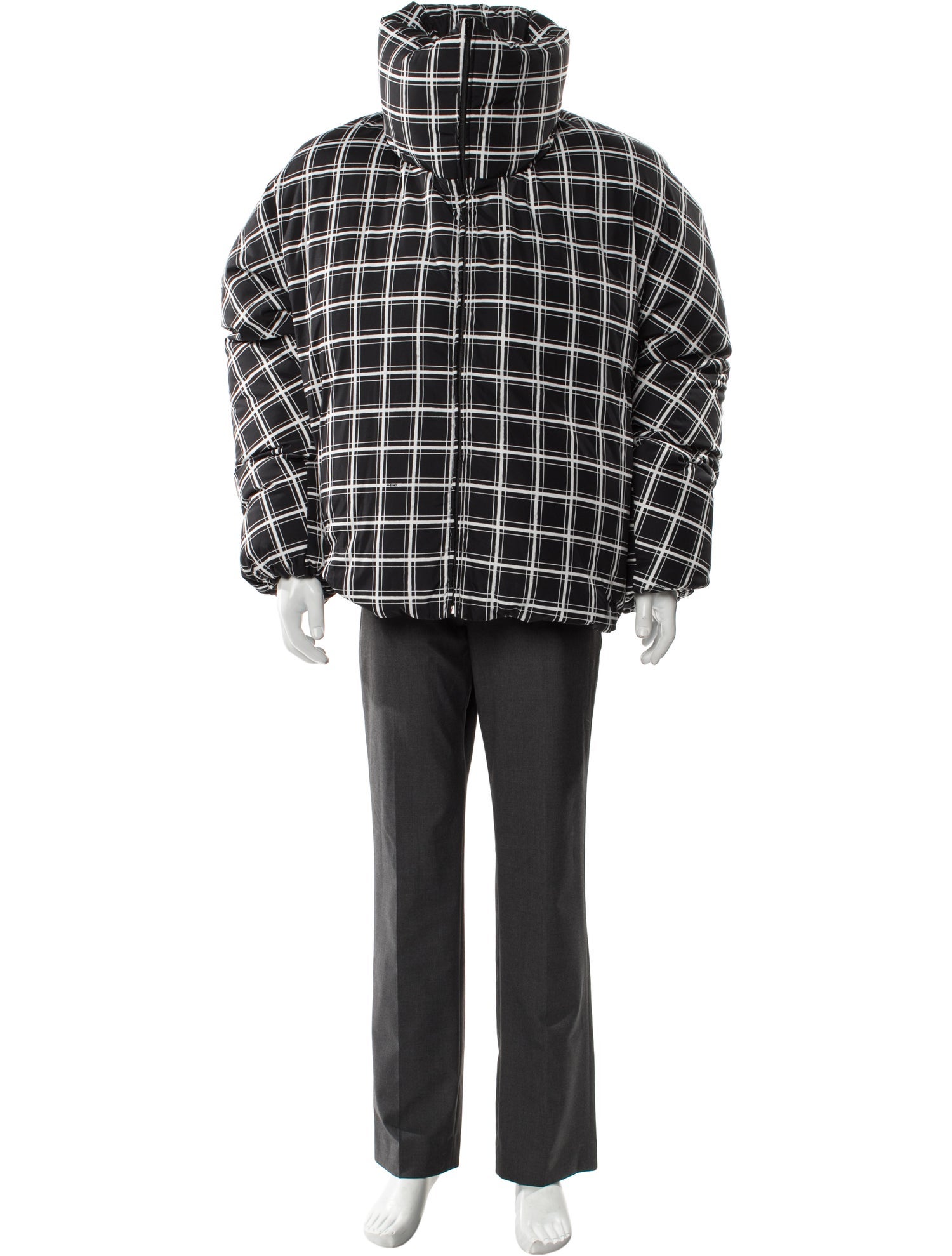 Marni Plaid Print Parka w/ Tags