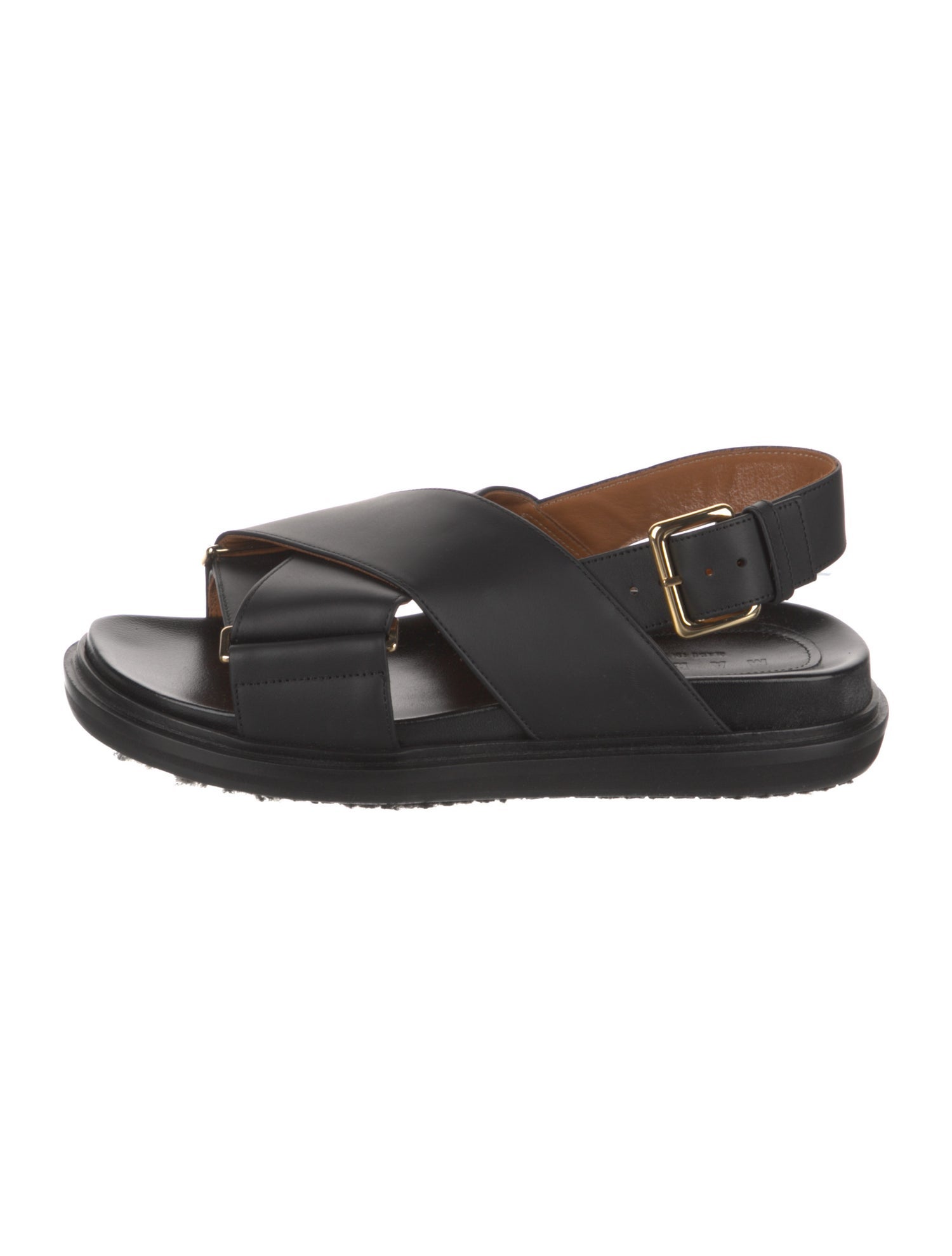 Marni Leather Slingback Sandals