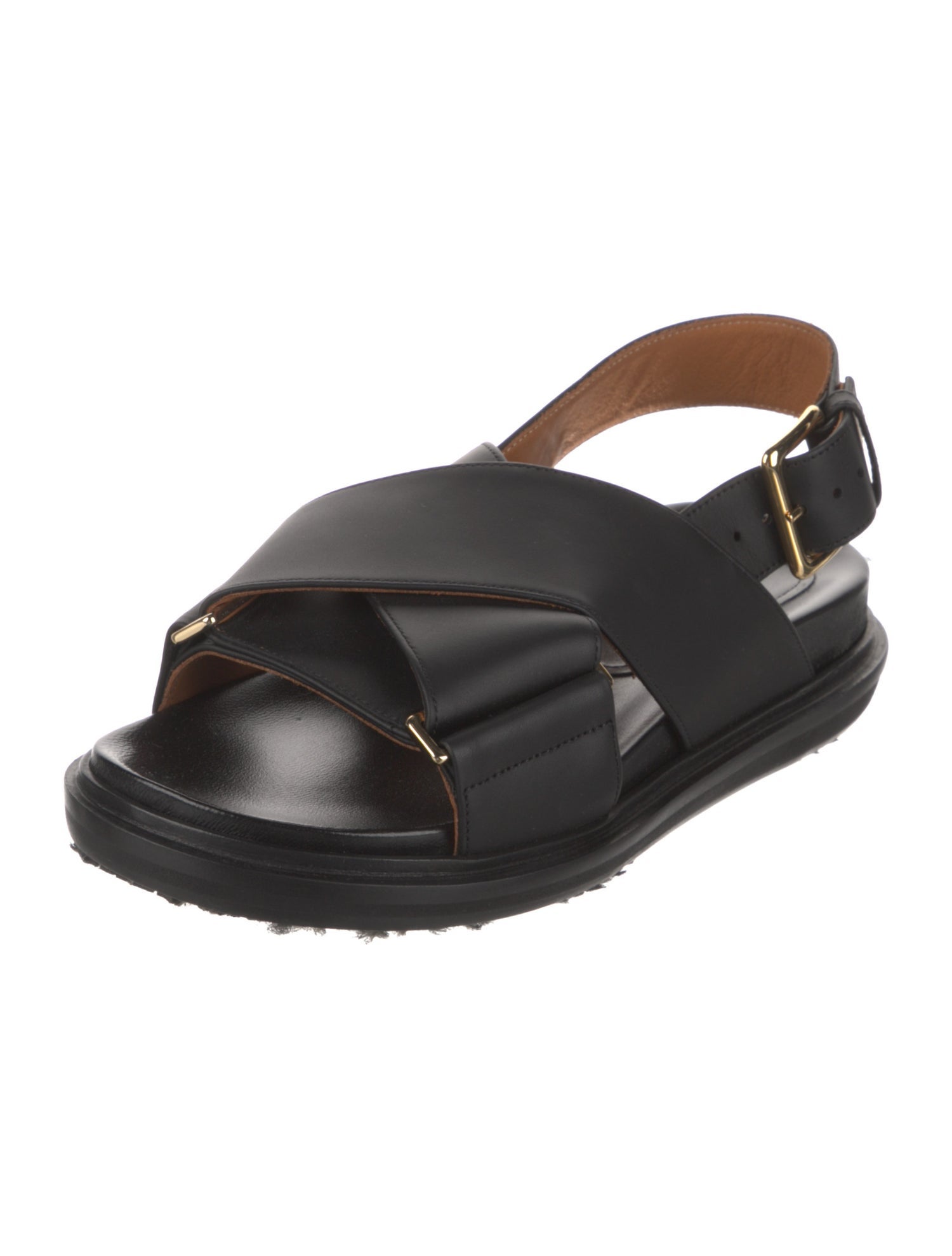 Marni Leather Slingback Sandals