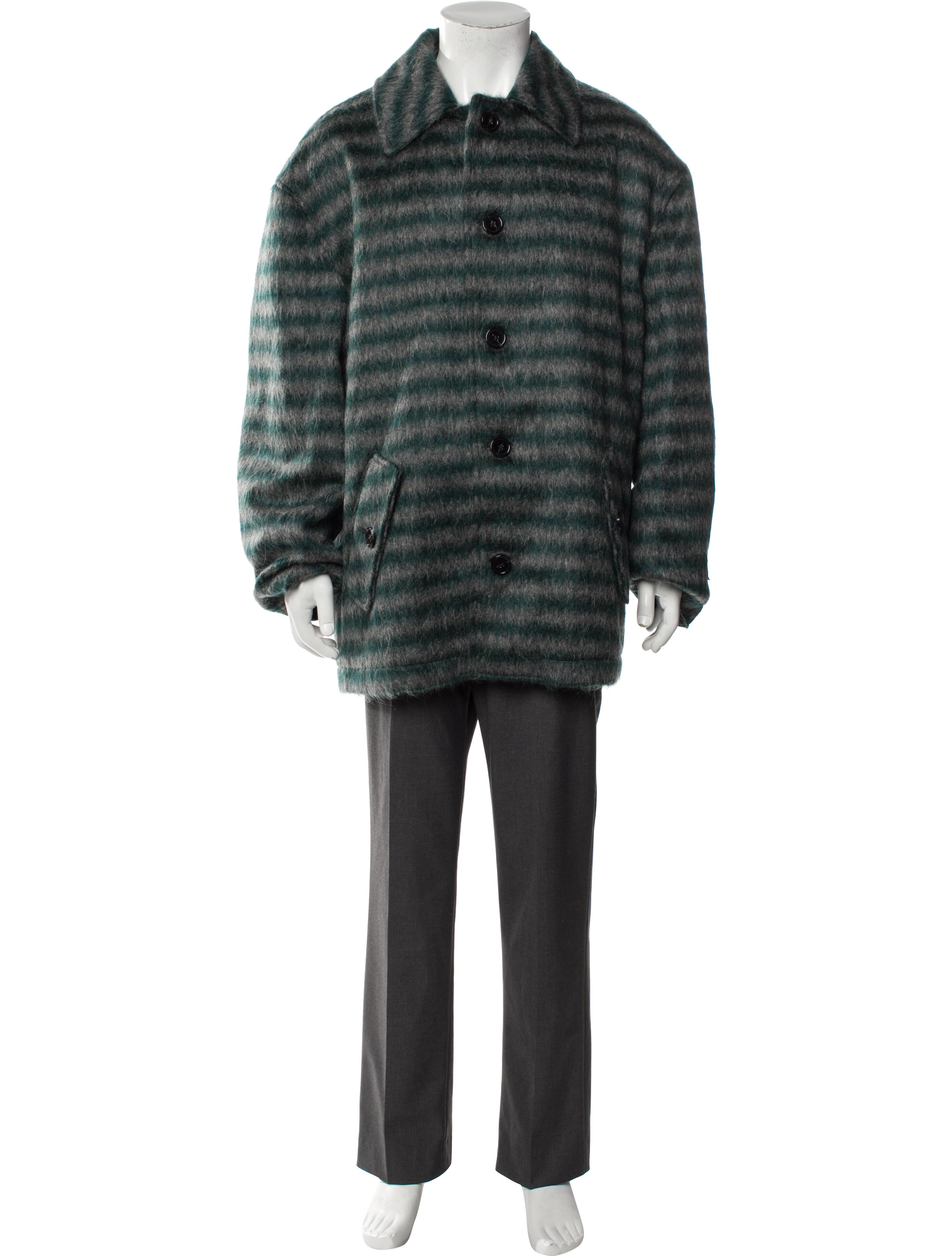 Marni Virgin Wool Plaid Print Jacket