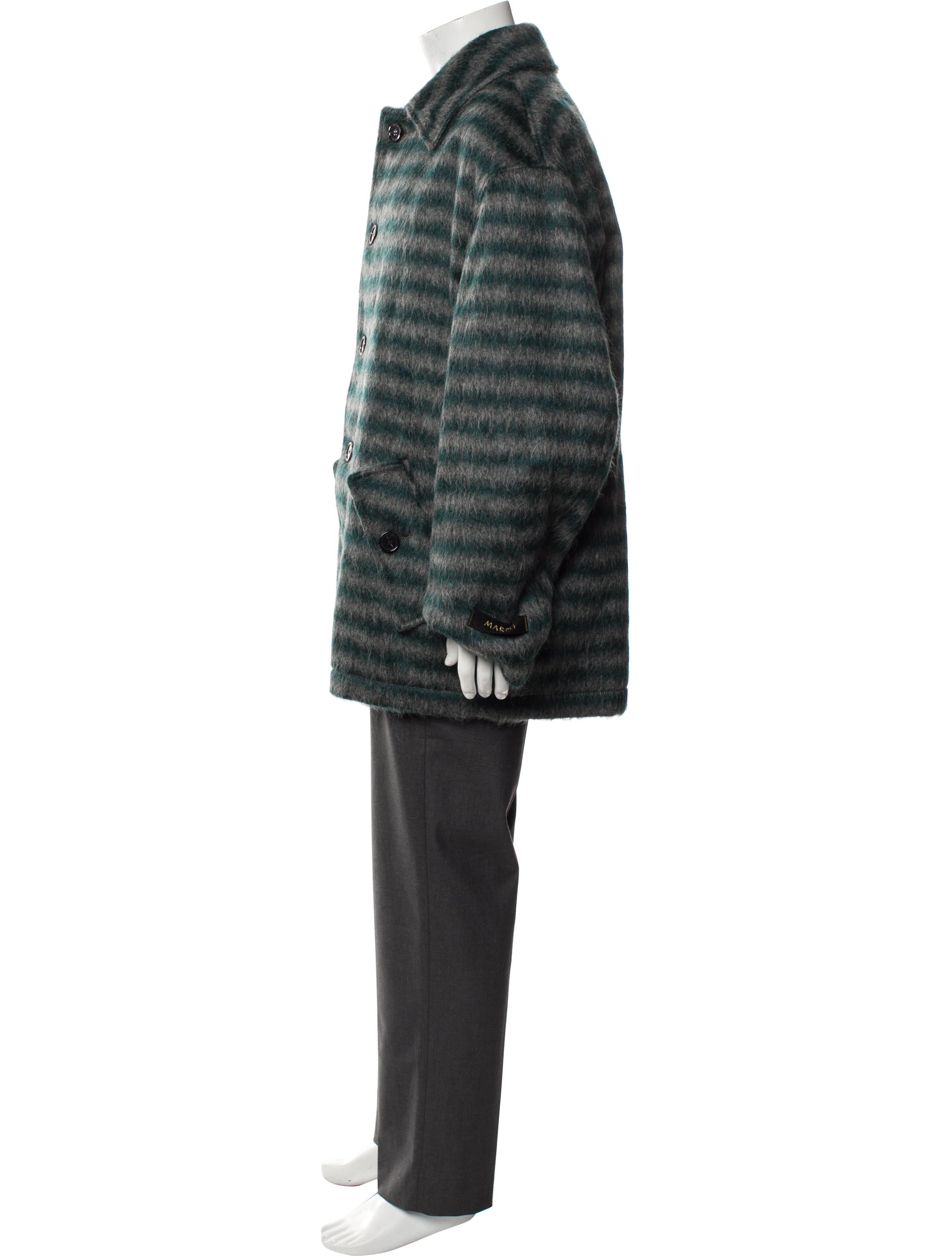 Marni Virgin Wool Plaid Print Jacket