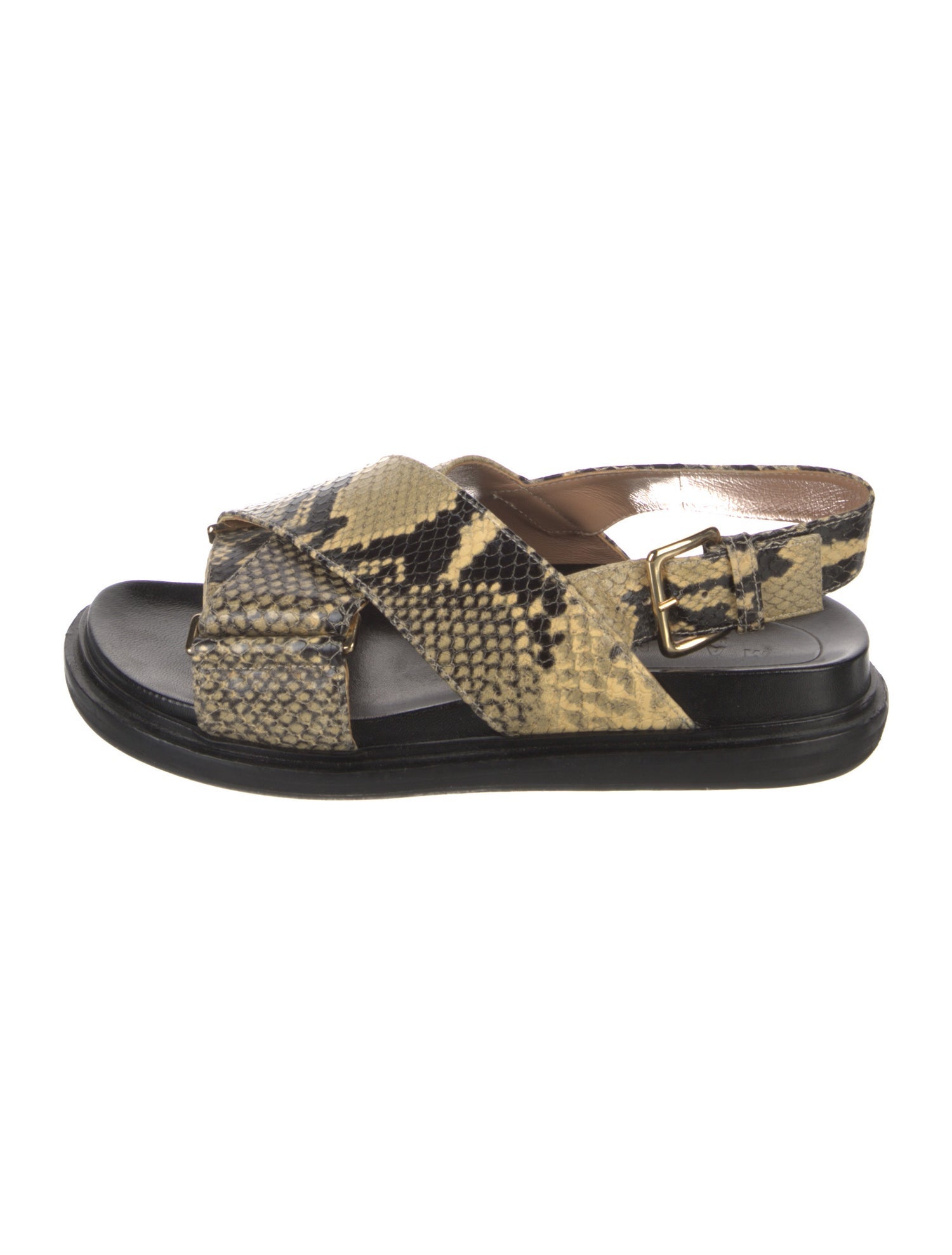 Marni Leather Slingback Sandals