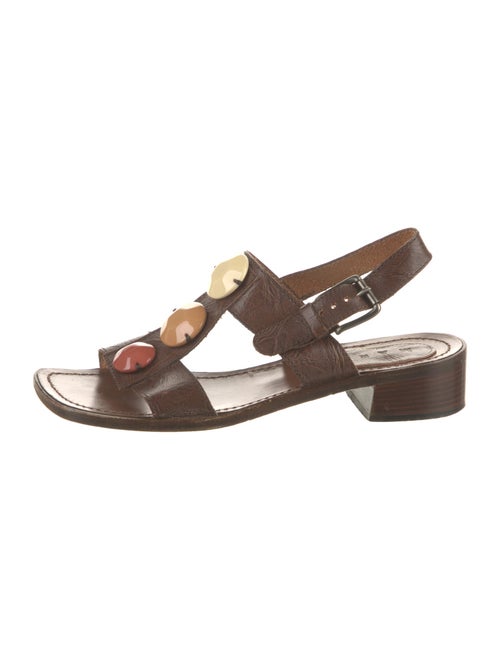 Marni Leather Gladiator Sandals