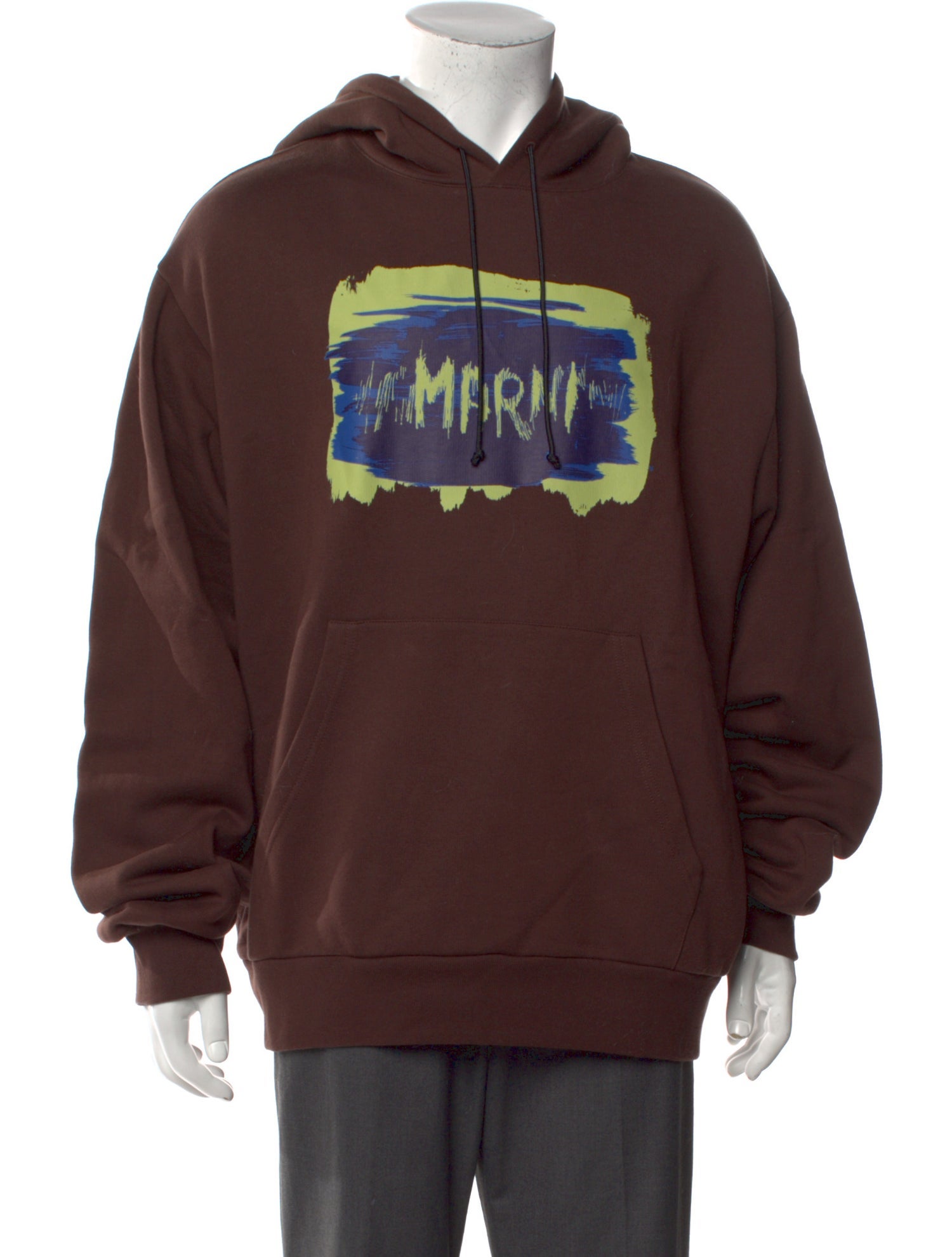 Marni Graphic Print Crew Neck Hoodie