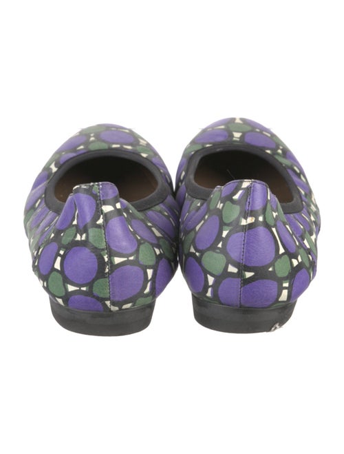 Marni Leather Printed Flats