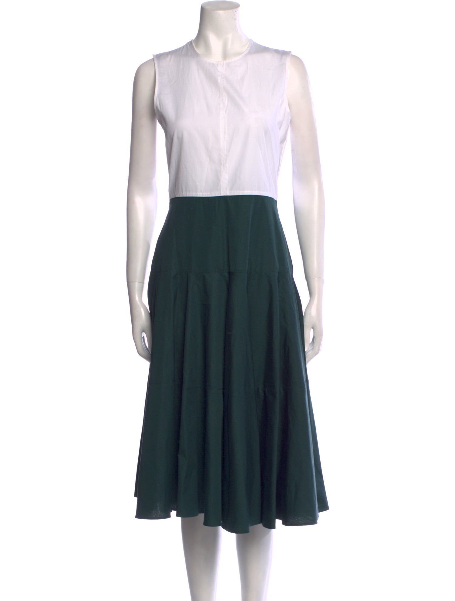 Marni Crew Neck Midi Length Dress