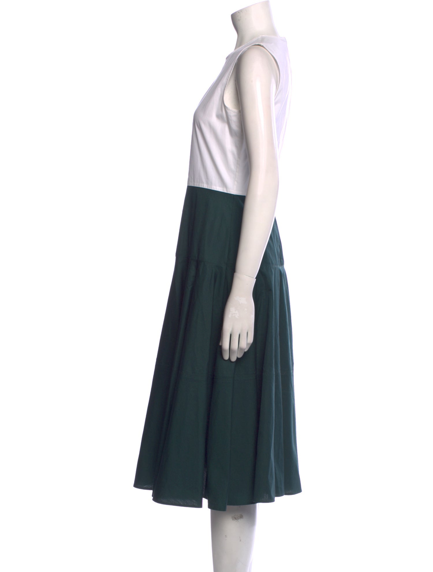 Marni Crew Neck Midi Length Dress