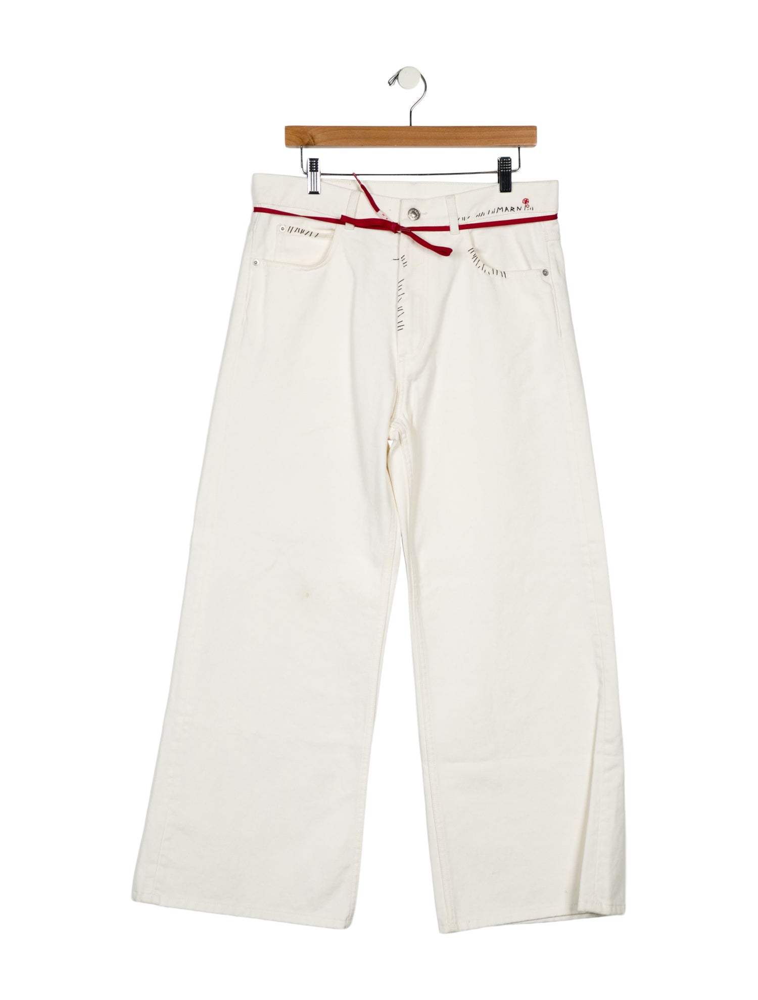 Marni High-Rise Wide Leg Jeans