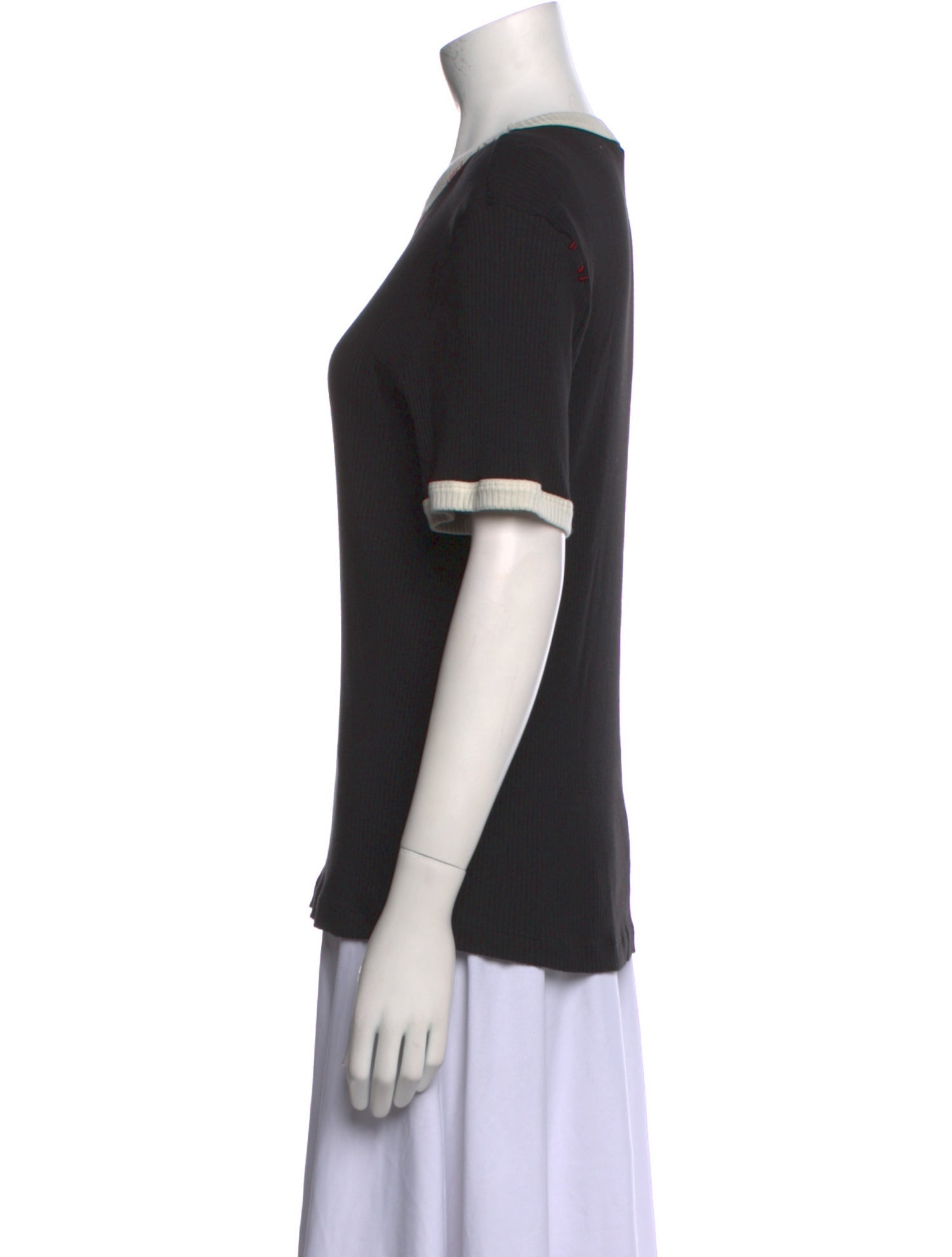 Marni Scoop Neck Short Sleeve T-Shirt