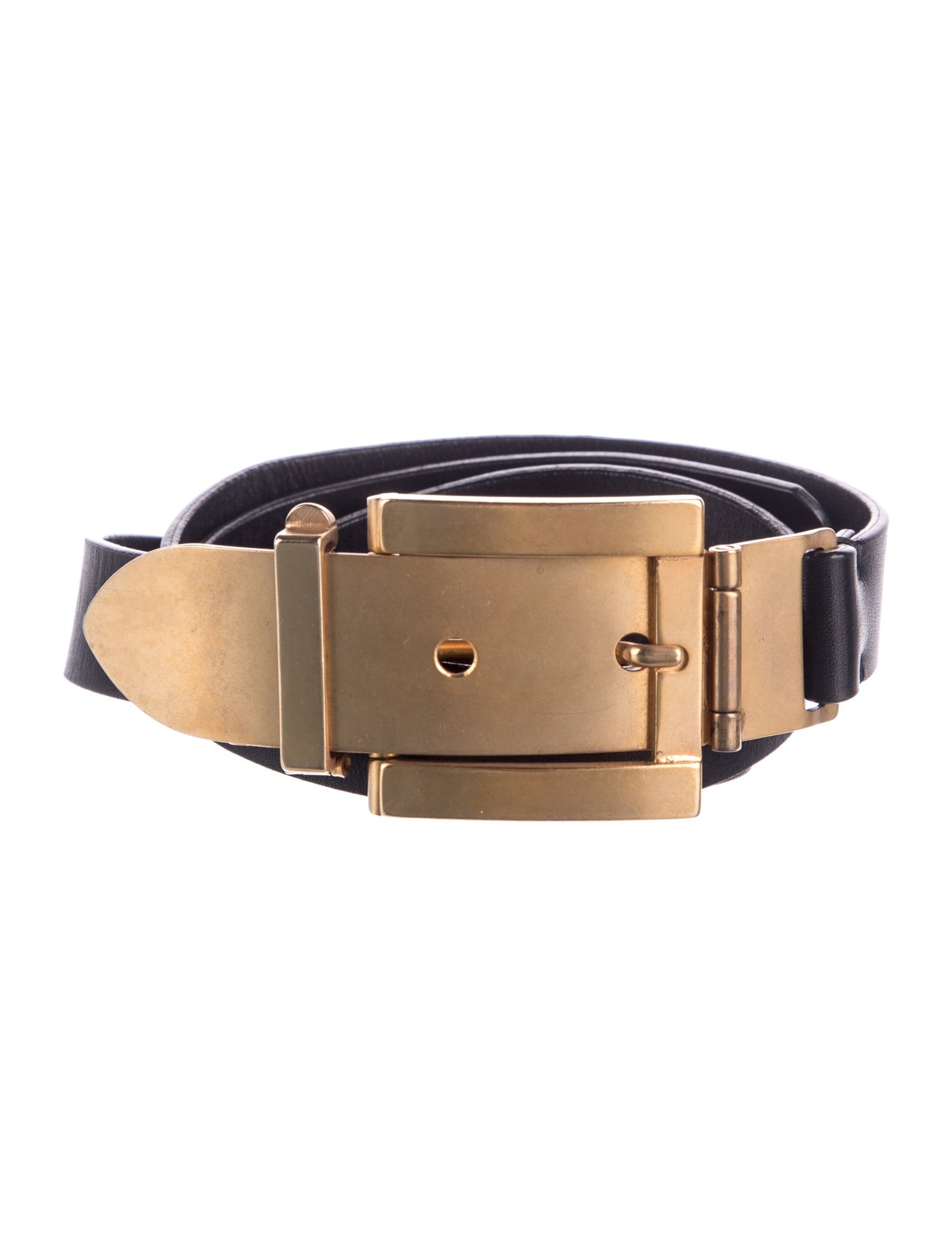 Marni Skinny Leather Belt