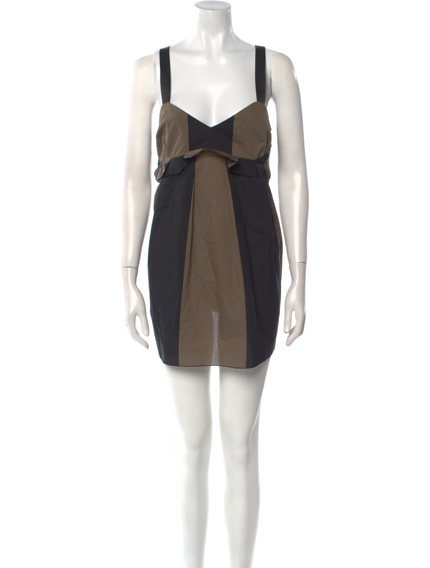 Marni Colorblock Pattern Mini Dress