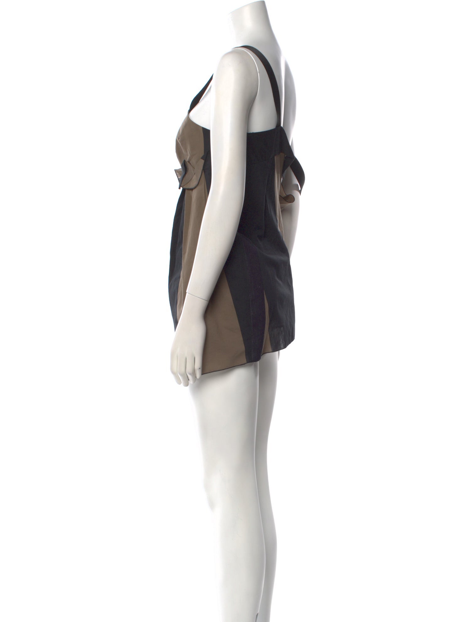Marni Colorblock Pattern Mini Dress