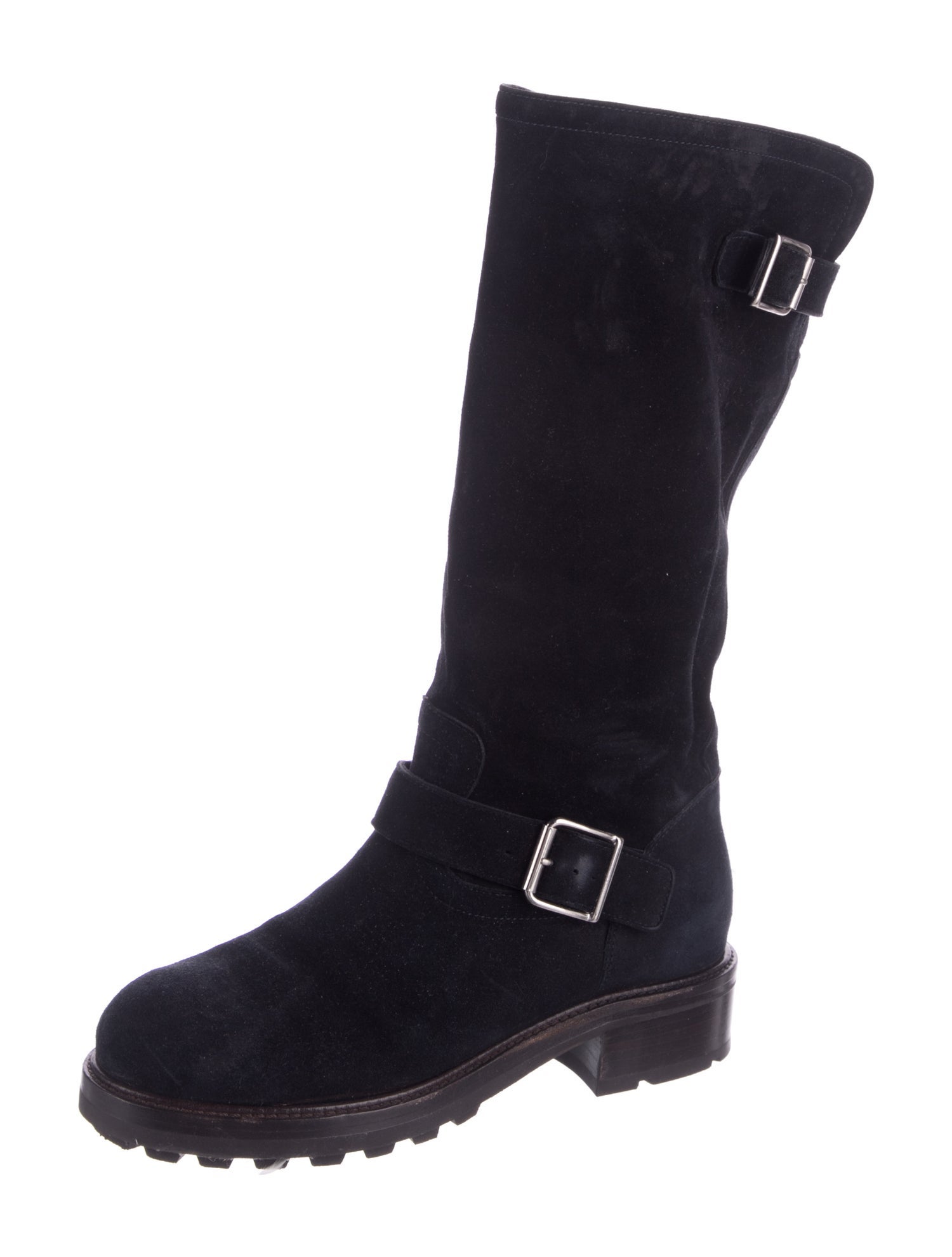 Marni Suede Moto Boots