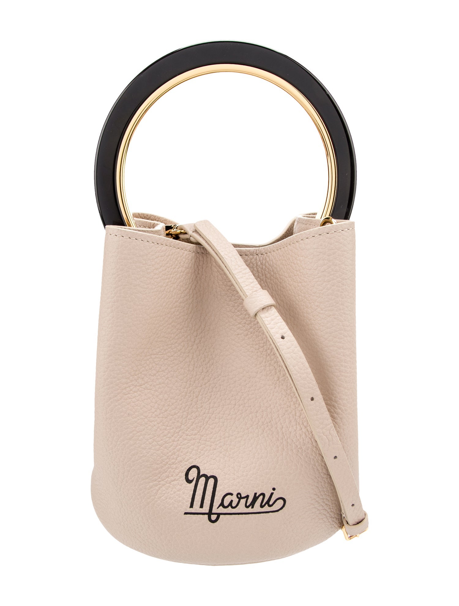Marni Leather Bucket Bag