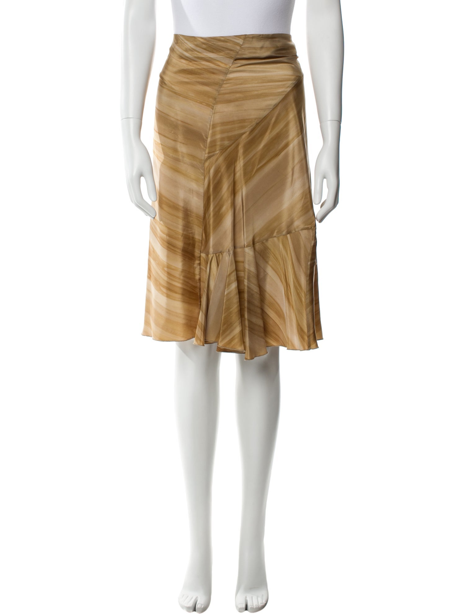 Marni Ruffle Embellishment Knee-Length Skirt